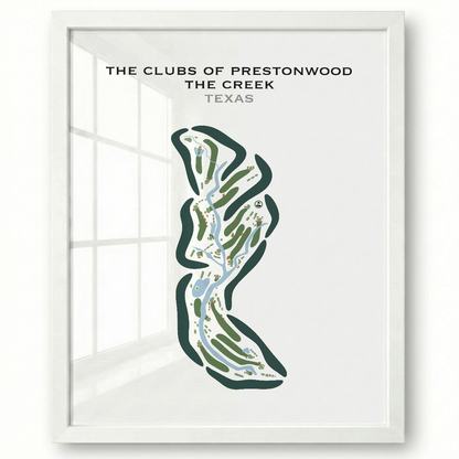 The Clubs of Prestonwood - The Creek, Texas - Printed Golf Courses