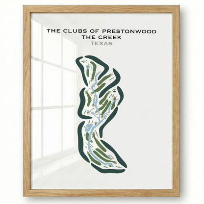The Clubs of Prestonwood - The Creek, Texas - Printed Golf Courses