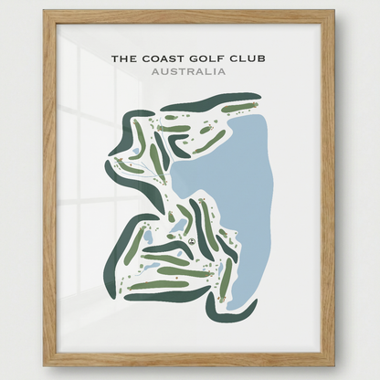 The Coast Golf Club, Australia - Printed Golf Courses