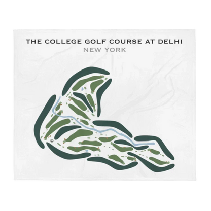 The College Golf Course at Delhi, New York - Printed Golf Courses