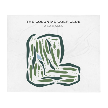 The Colonial Golf Club, Alabama - Printed Golf Courses
