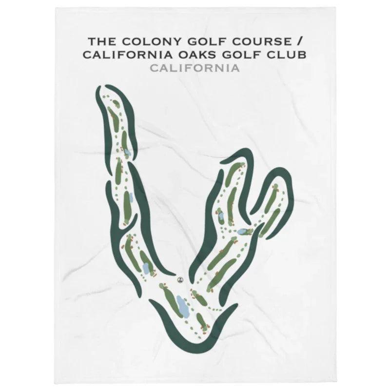 The Colony Golf Course / California Oaks Golf Club, California - Printed Golf Courses