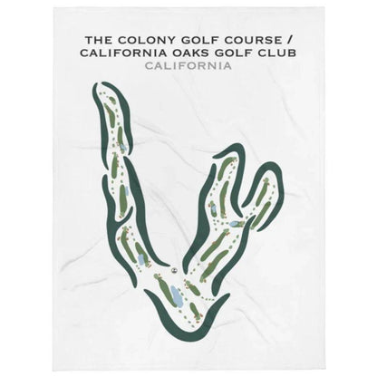The Colony Golf Course / California Oaks Golf Club, California - Printed Golf Courses