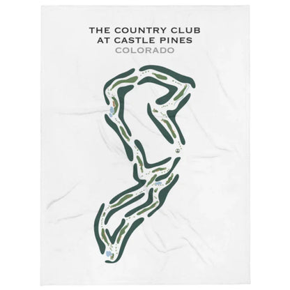 The Country Club At Castle Pines, Colorado - Printed Golf Course