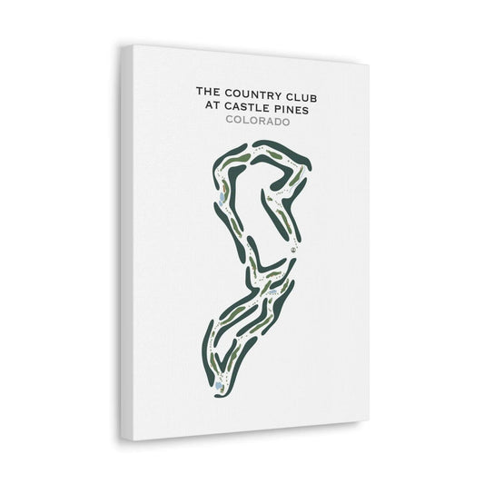 The Country Club At Castle Pines, Colorado - Printed Golf Course
