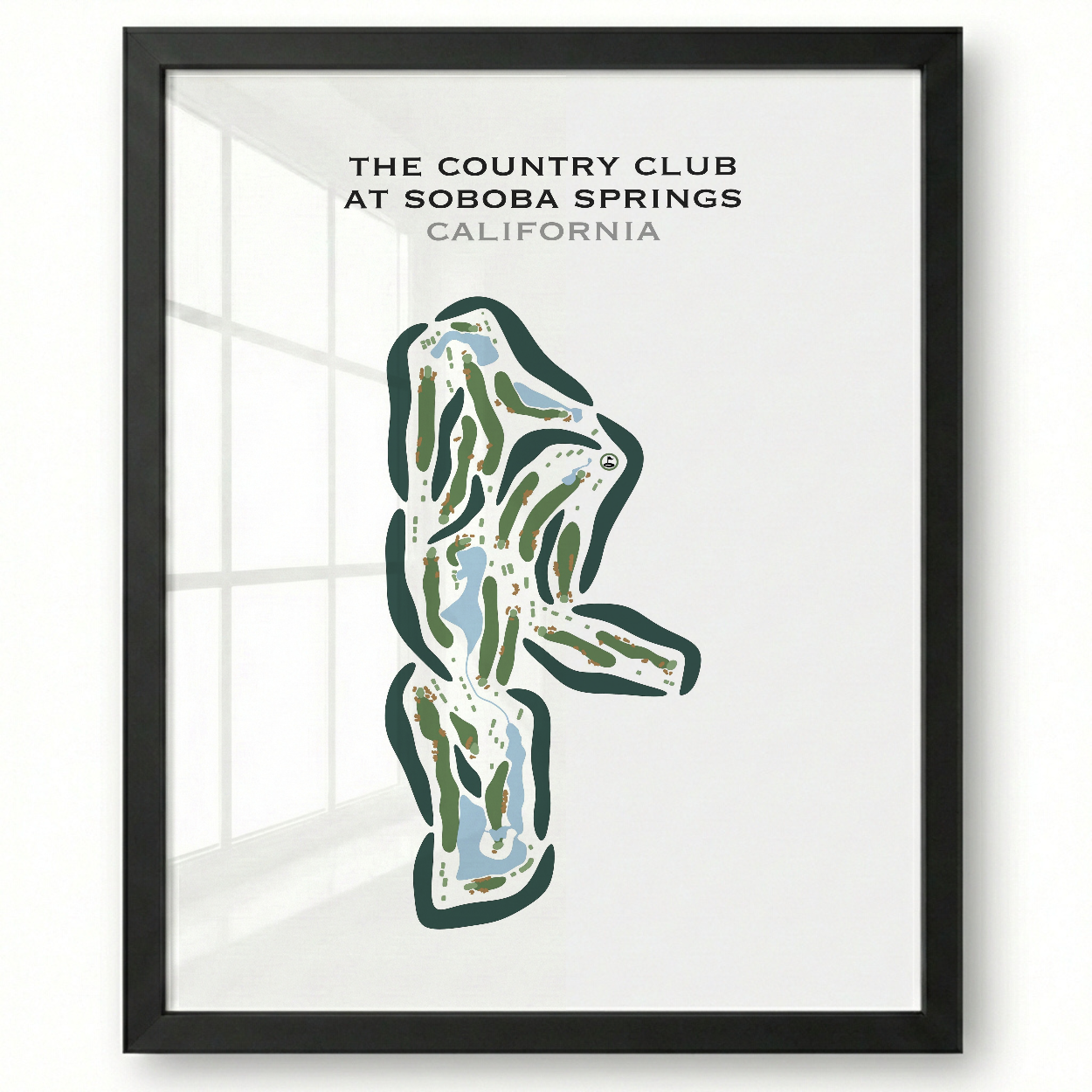The Country Club at Soboba Springs, California - Printed Golf Courses