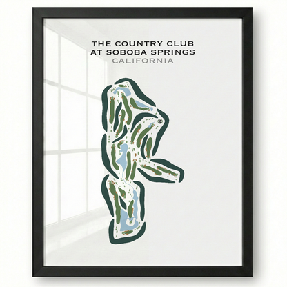 The Country Club at Soboba Springs, California - Printed Golf Courses
