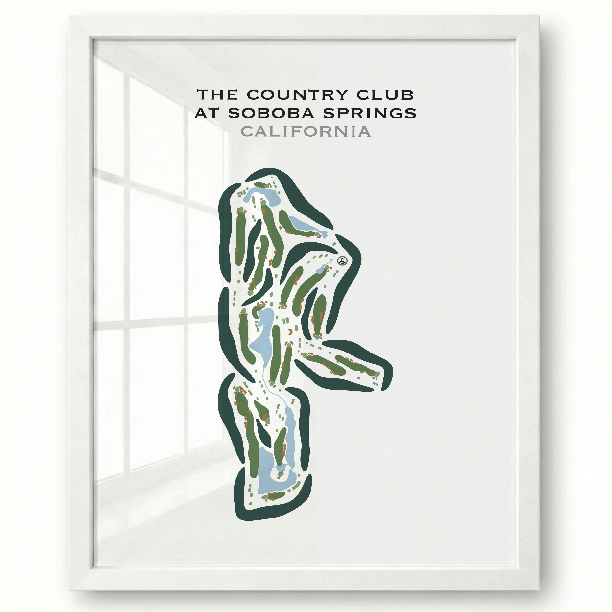 The Country Club at Soboba Springs, California - Printed Golf Courses