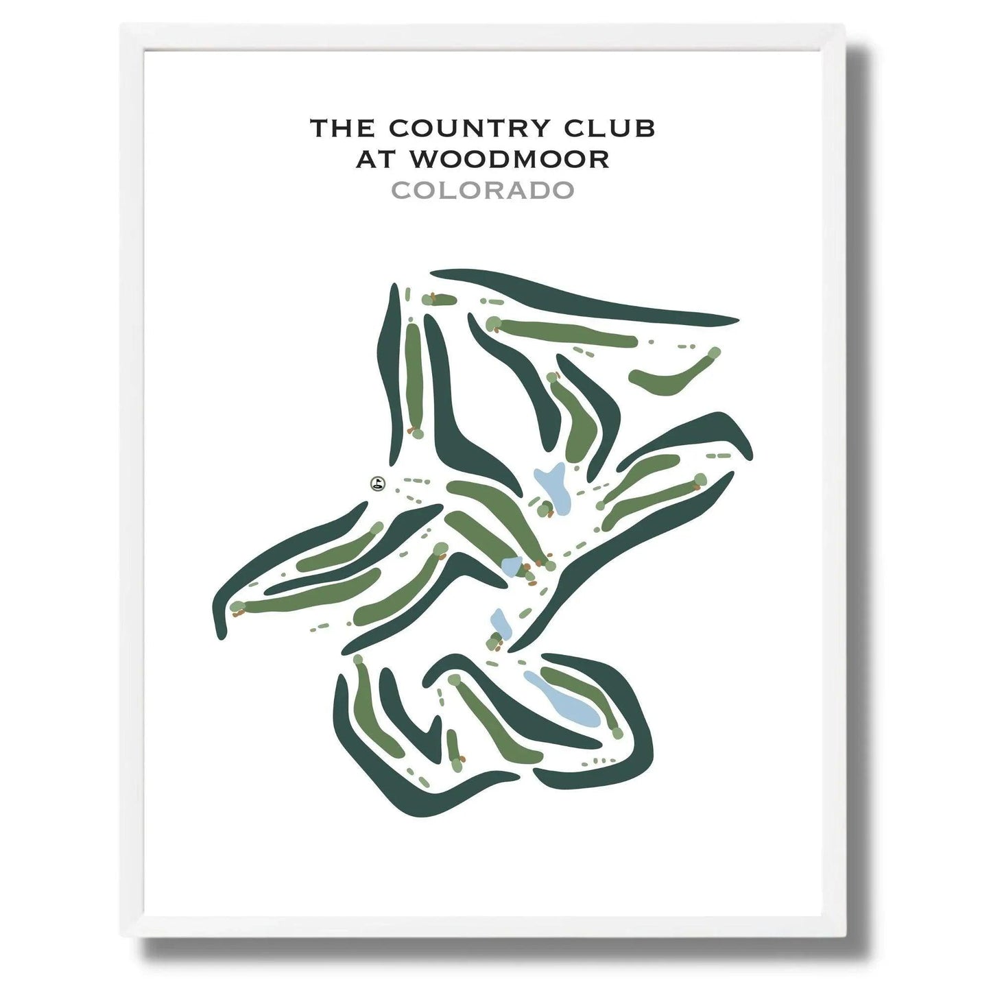 The Country Club at Woodmoor, Colorado - Printed Golf Courses