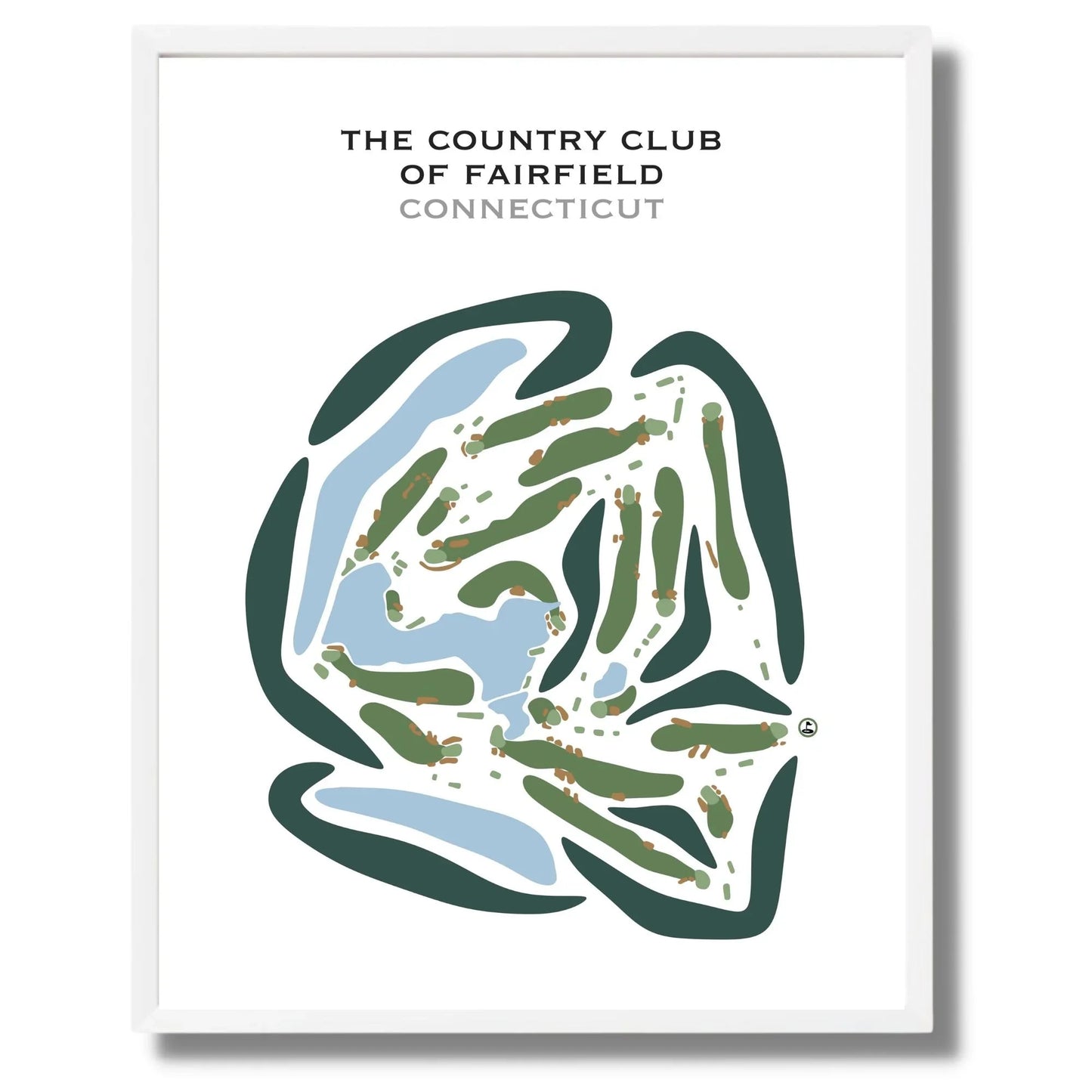 The Country Club of Fairfield, Connecticut - Printed Golf Courses