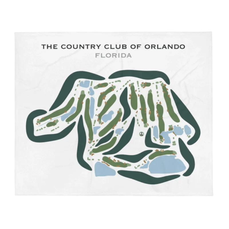 The Country Club Of Orlando, Florida - Printed Golf Courses