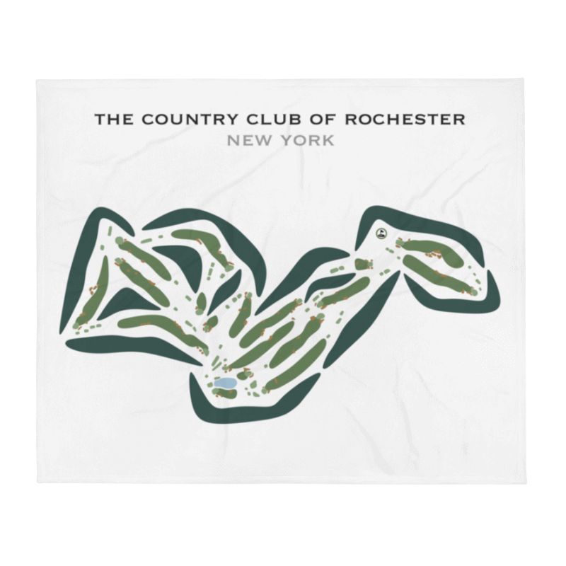 Country Club Of Rochester, New York - Printed Golf Courses