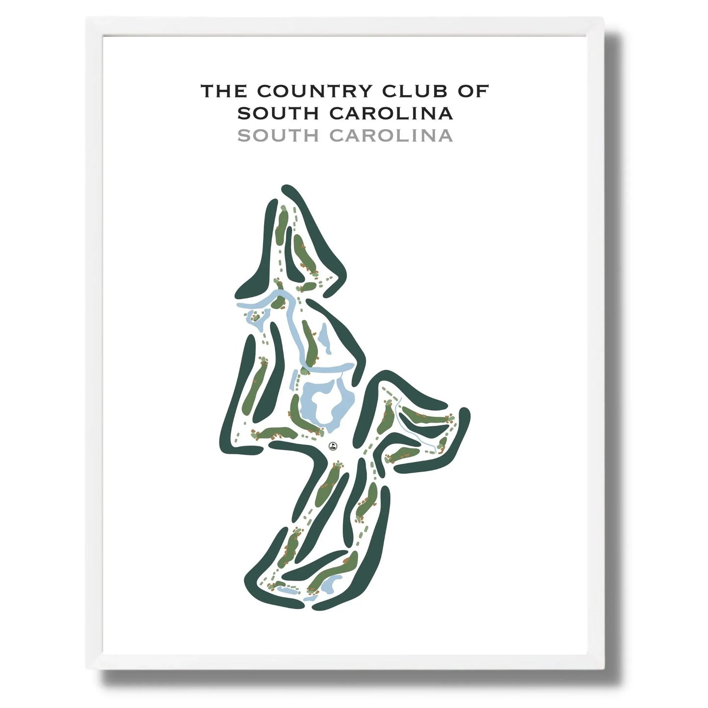 The Country Club of South Carolina, South Carolina - Printed Golf Courses
