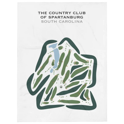 The Country Club of Spartanburg, South Carolina - Printed Golf Courses
