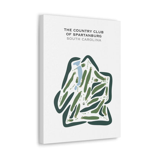 The Country Club of Spartanburg, South Carolina - Printed Golf Courses