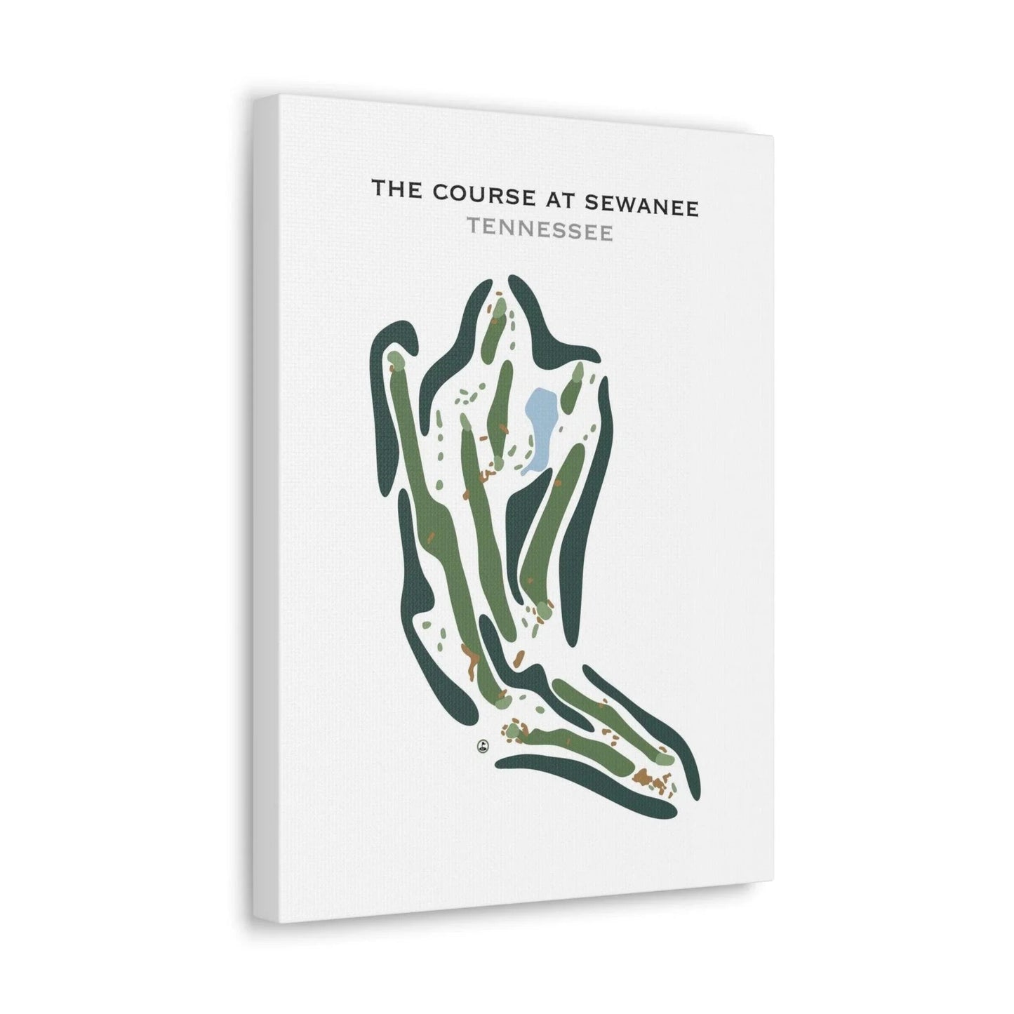 The Course at Sewanee, Tennessee - Printed Golf Course