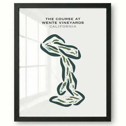 The Course at Wente Vineyards, California - Printed Golf Courses
