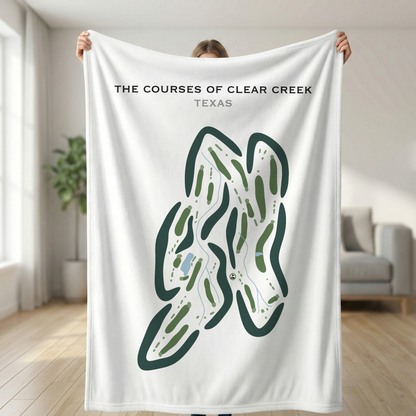 The Courses of Clear Creek, Texas - Printed Golf Courses