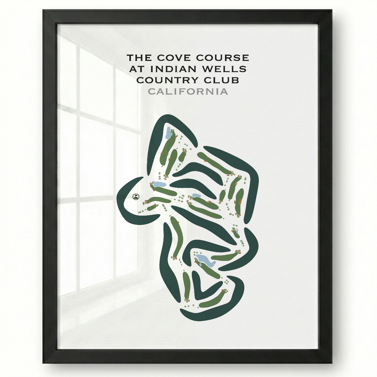 The Cove Course at Indian Wells Country Club, California - Printed Golf Courses