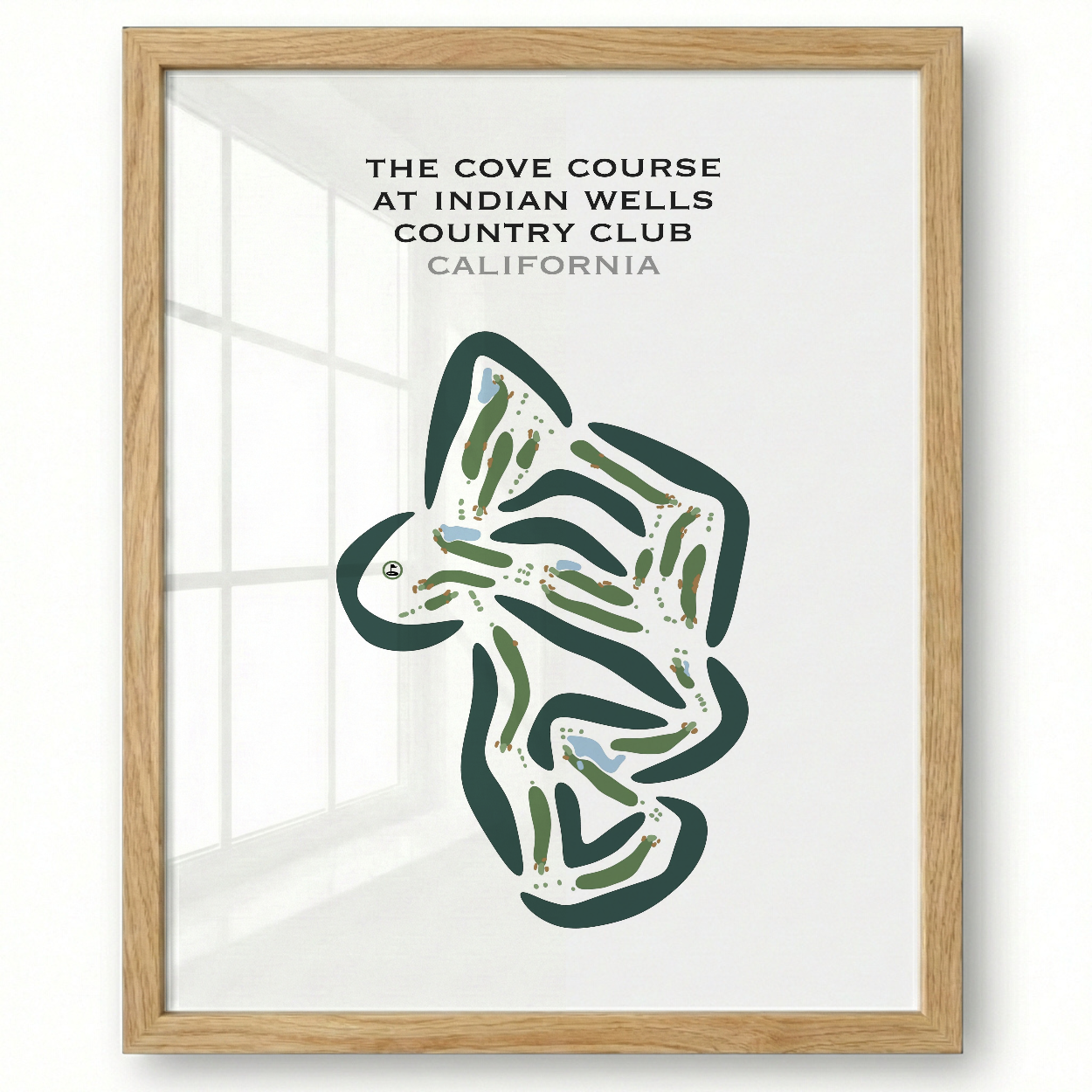 The Cove Course at Indian Wells Country Club, California - Printed Golf Courses