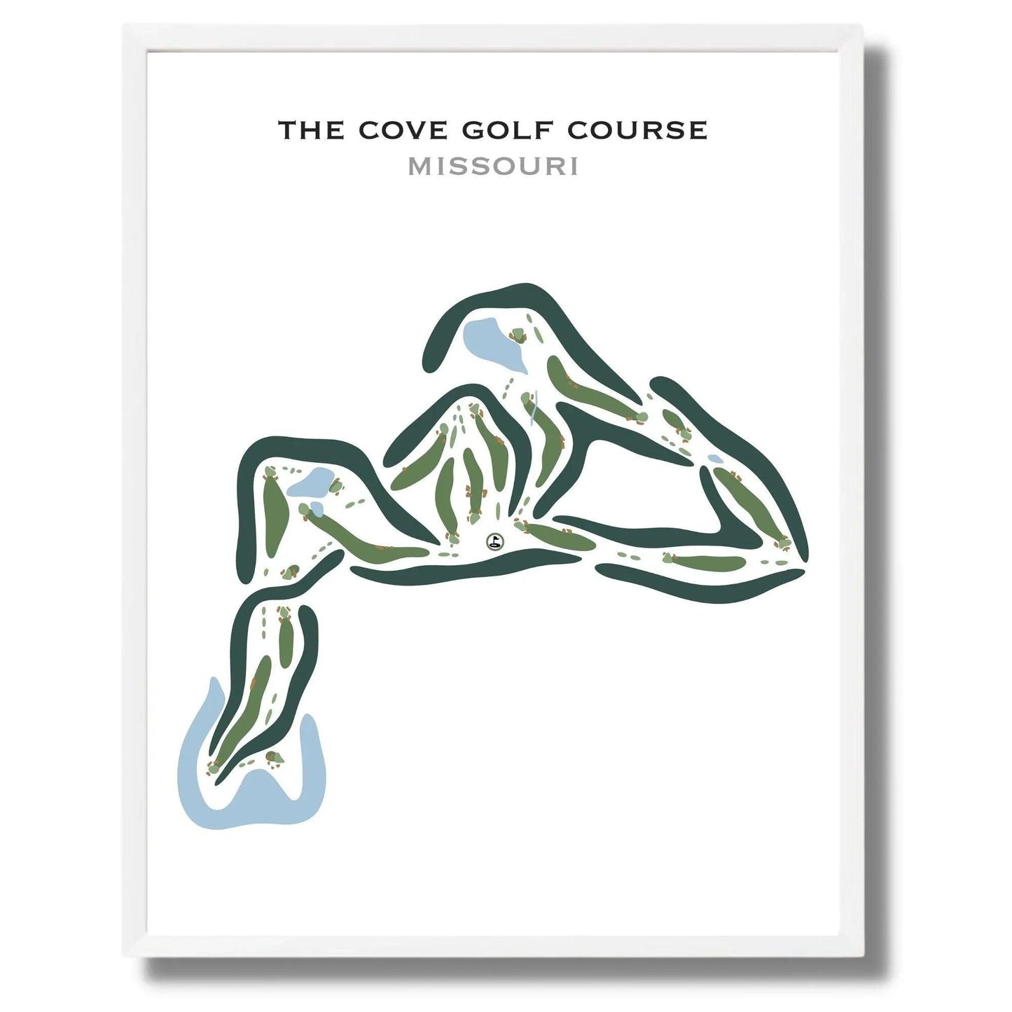 The Cove Golf Course, Missouri - Printed Golf Courses