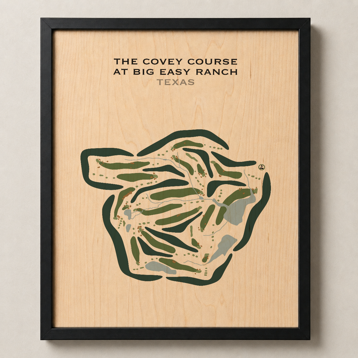 The Covey Course at Big Easy Ranch, Texas - Printed Golf Courses
