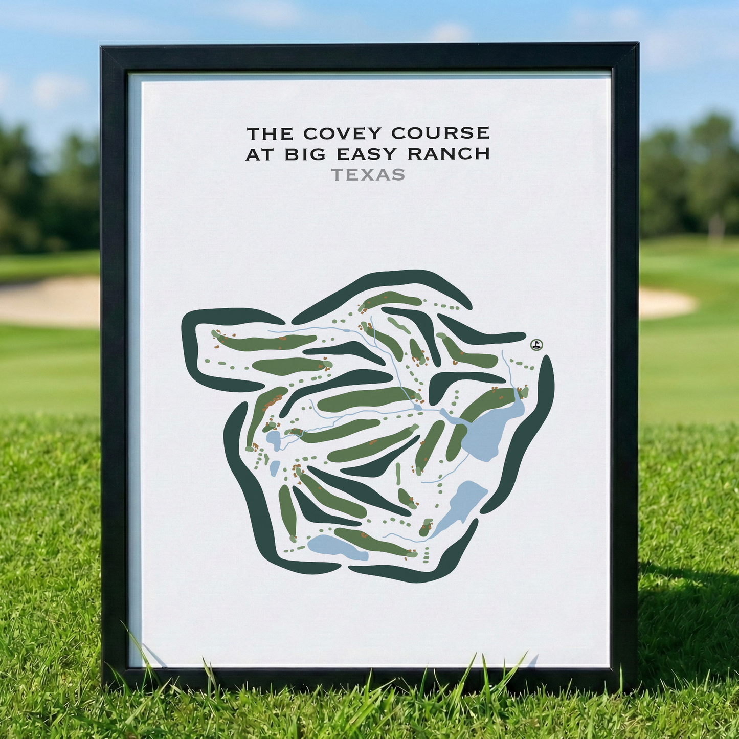 The Covey Course at Big Easy Ranch, Texas - Printed Golf Courses