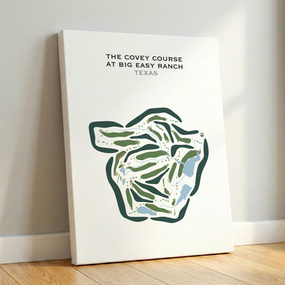 The Covey Course at Big Easy Ranch, Texas - Printed Golf Courses