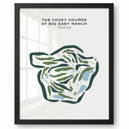 The Covey Course at Big Easy Ranch, Texas - Printed Golf Courses