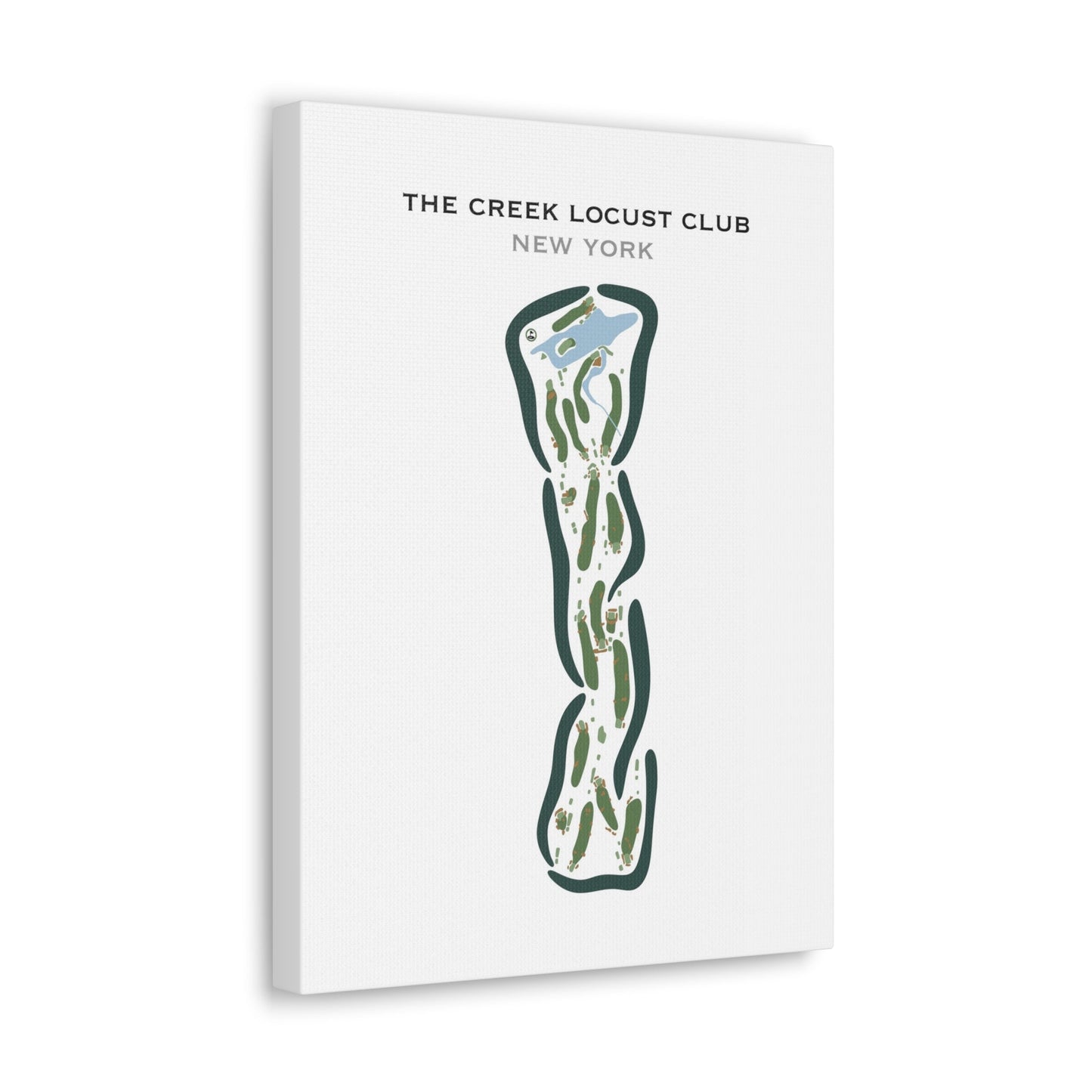 The Creek Locust Club, New York - Printed Golf Courses