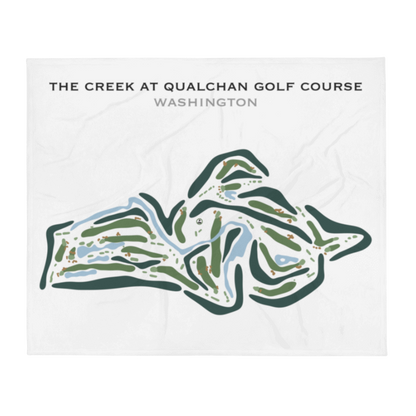 The Creek at Qualchan Golf Course, Washington - Printed Golf Courses