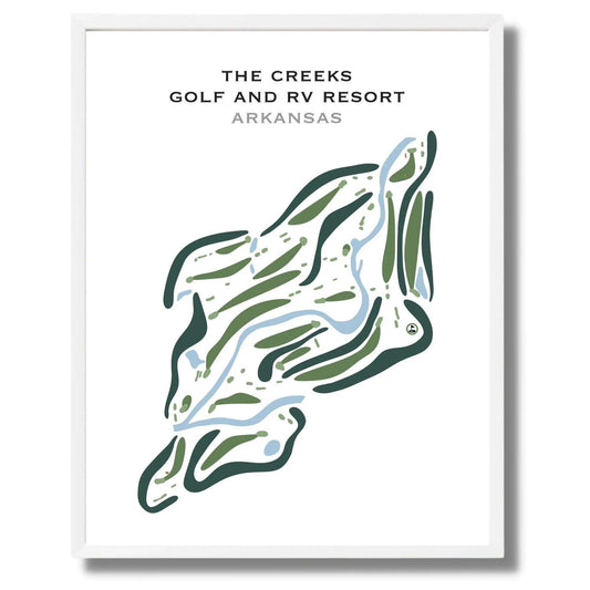 The Creeks Golf & RV Resort, Arkansas - Printed Golf Courses