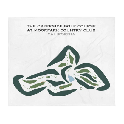 The Creekside Golf Course at Moorpark Country Club, California - Printed Golf Courses
