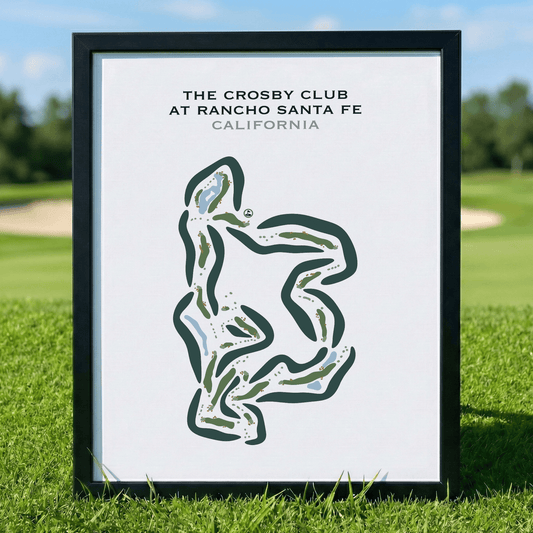 The Crosby Club At Rancho Santa Fe, California - Printed Golf Course
