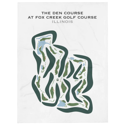 The Den Course at Fox Creek Golf Course, Illinois - Printed Golf Courses