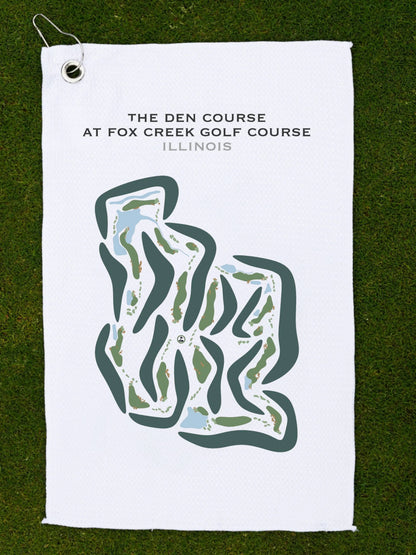 The Den Course at Fox Creek Golf Course, Illinois - Printed Golf Courses
