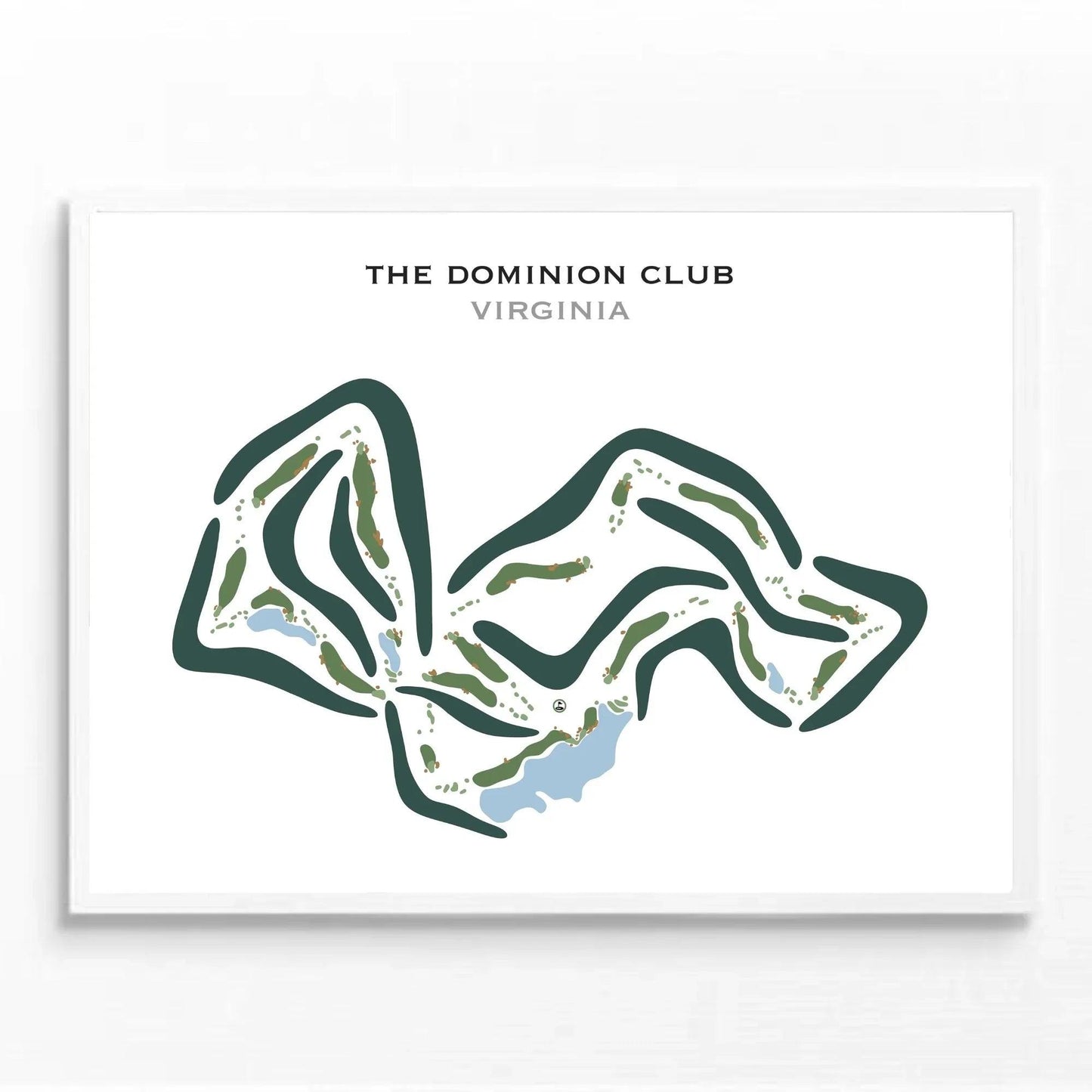 The Dominion Club, Virginia - Printed Golf Courses
