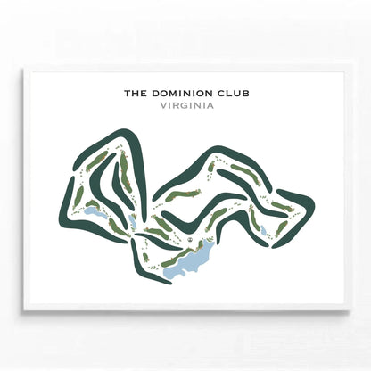 The Dominion Club, Virginia - Printed Golf Courses