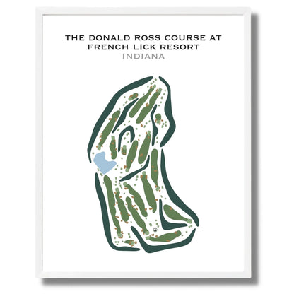 The Donald Ross Course at French Lick Resort, Indiana - Printed Golf Courses