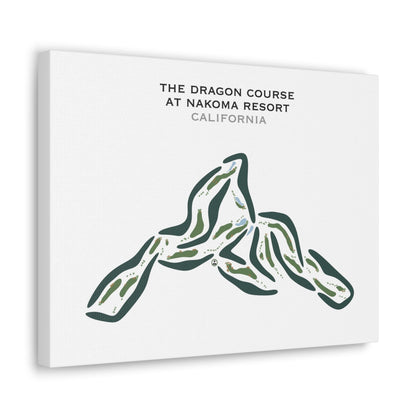 Dragon Golf Course at Nakoma Resort, California - Printed Golf Courses