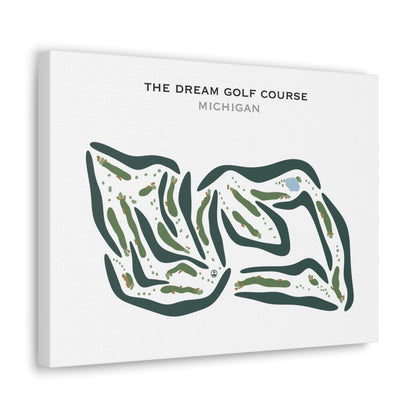 The Dream Golf Course, Michigan - Printed Golf Courses