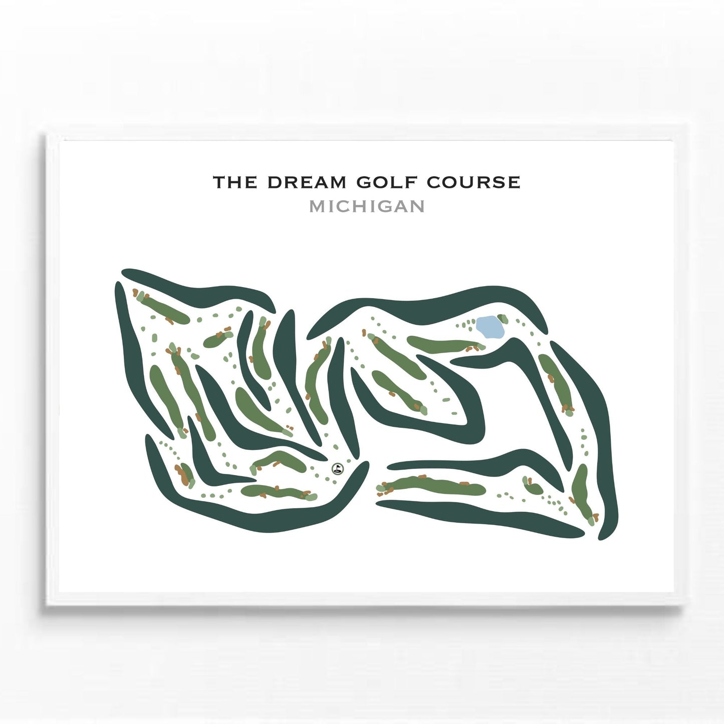 The Dream Golf Course, Michigan - Printed Golf Courses