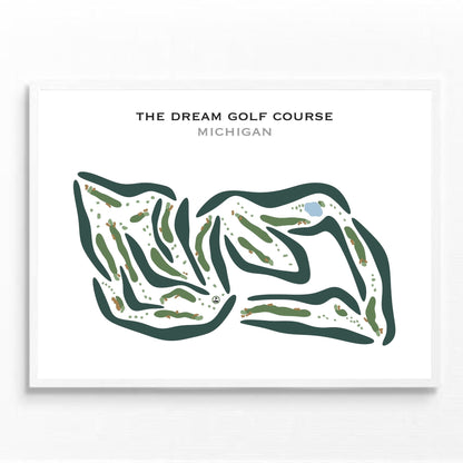 The Dream Golf Course, Michigan - Printed Golf Courses