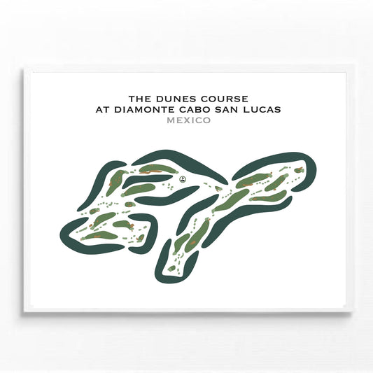 The Dunes Course at Diamante Cabo San Lucas, Mexico - Printed Golf Courses