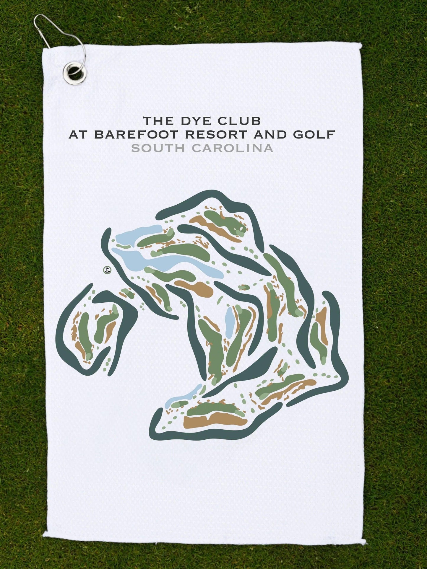 The Dye Club At Barefoot Resort, South Carolina - Printed Golf Courses