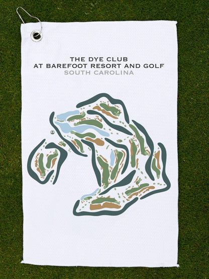 The Dye Club At Barefoot Resort, South Carolina - Printed Golf Courses