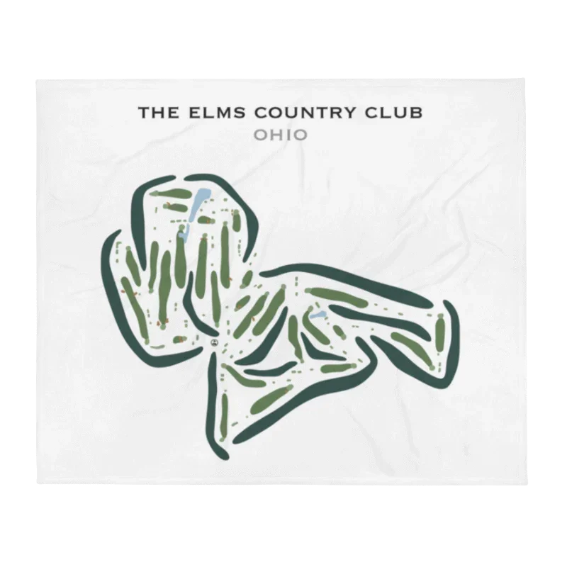 The Elms Country Club, Ohio - Printed Golf Courses