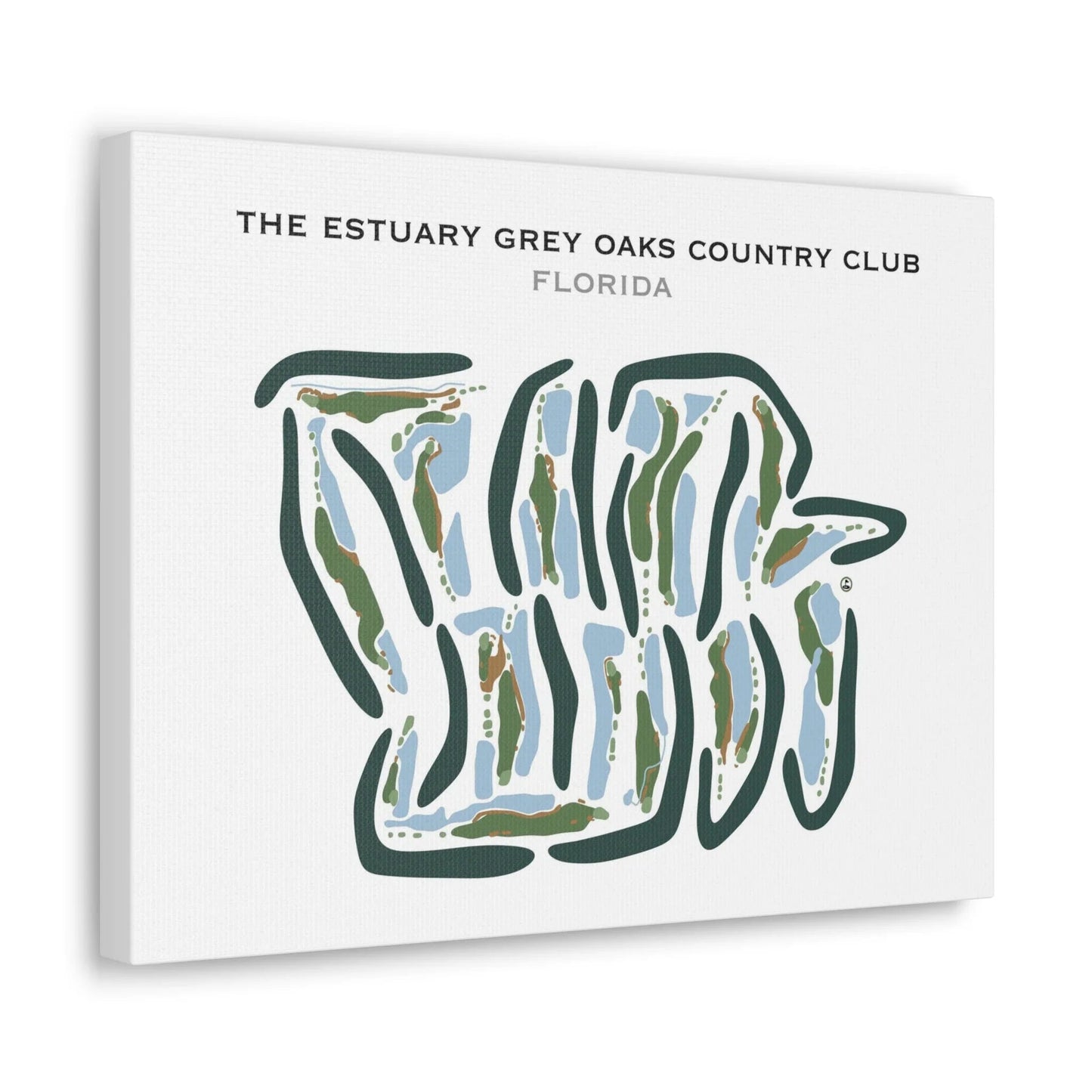 The Estuary Grey Oaks Country Club, Florida - Printed Golf Courses