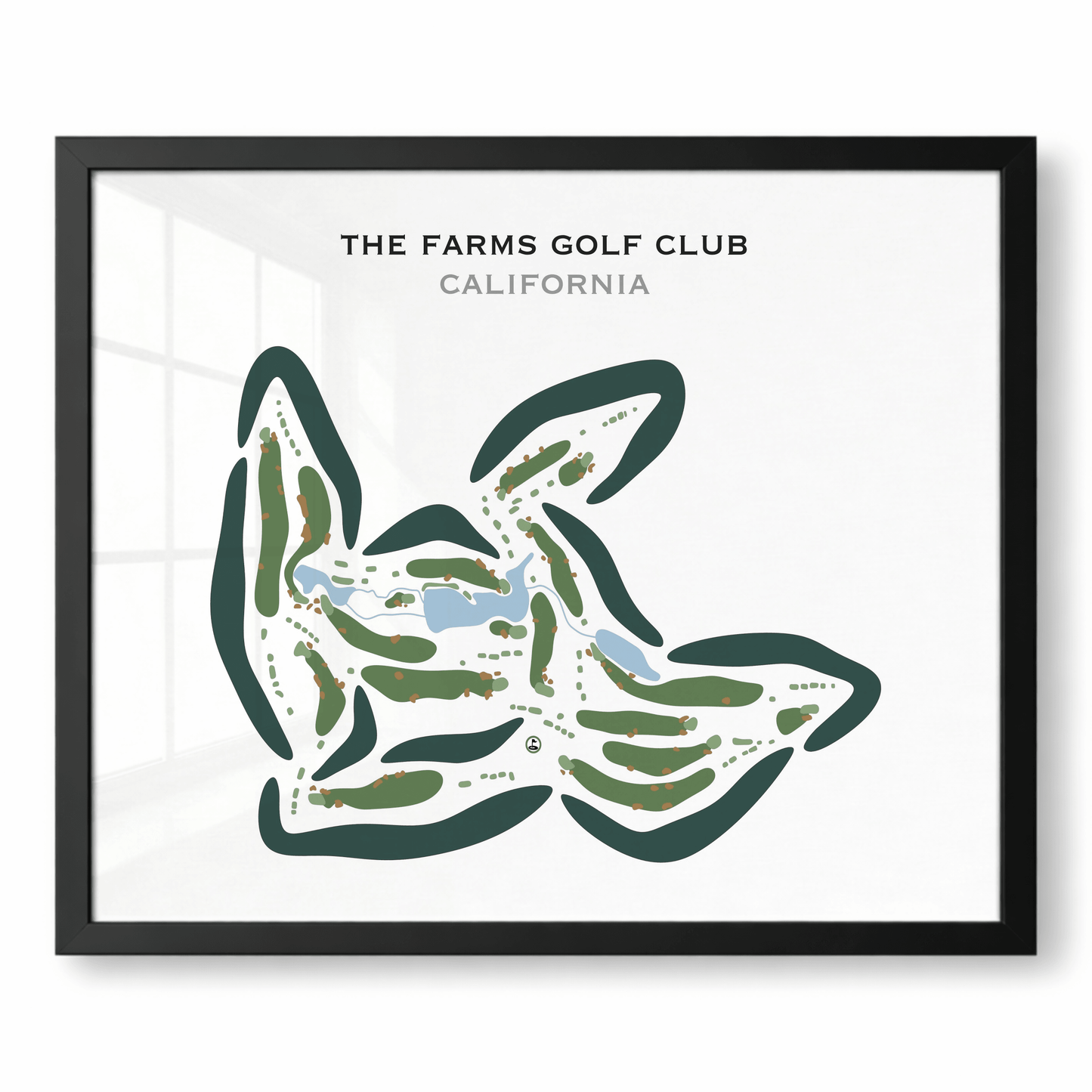 The Farms Golf Club, California - Printed Golf Courses