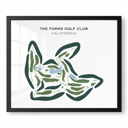The Farms Golf Club, California - Printed Golf Courses